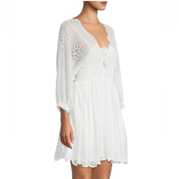 Free People FP One Lottie Eyelet Mini Dress - Picture 4 of 9